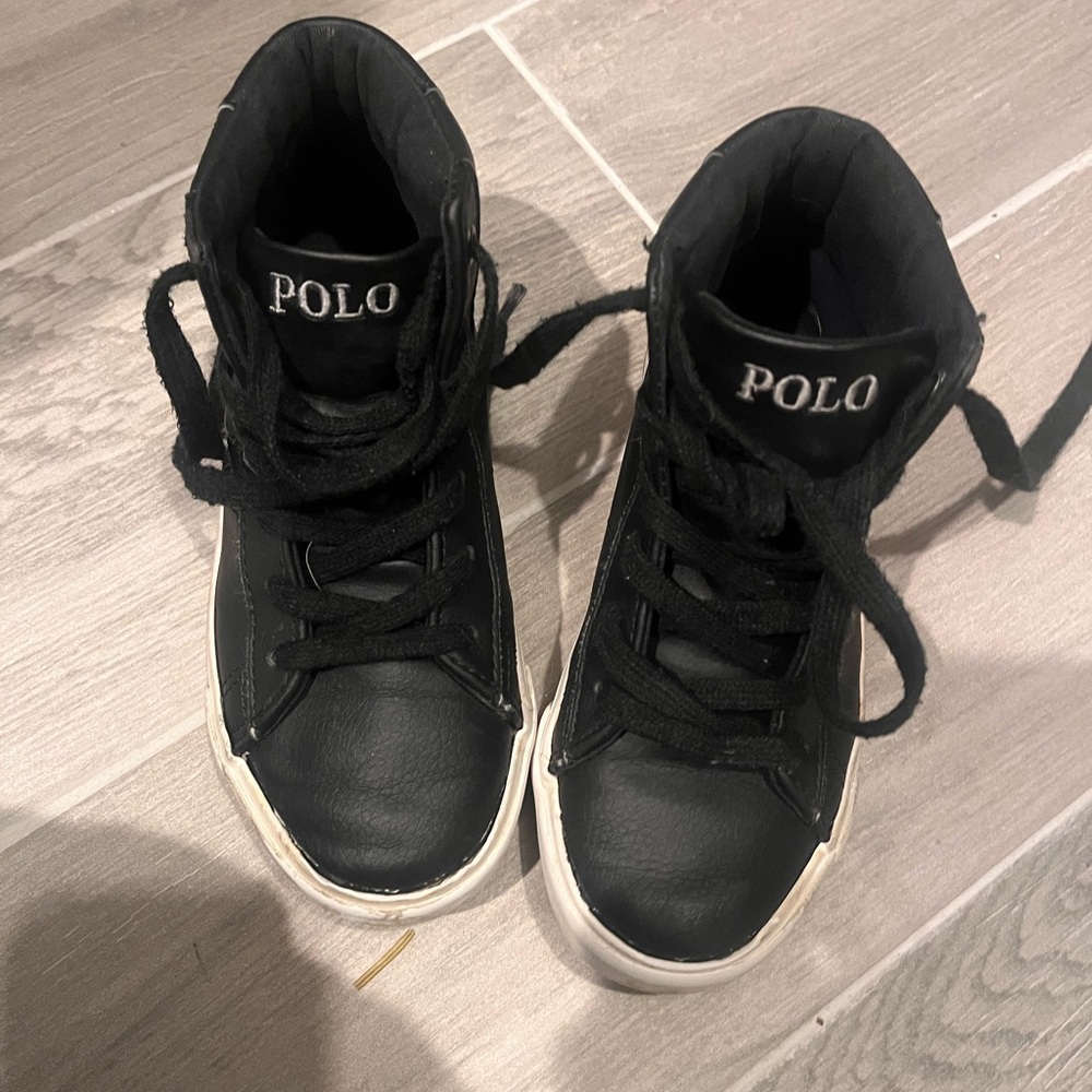 Polo Ralph Lauren size 12 leather shoes boys